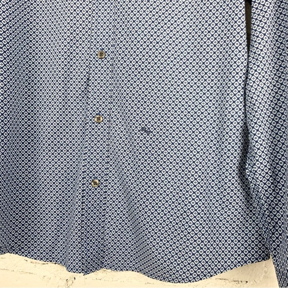 Diesel Blue Slim Fit Button Down Long Sleeve Dress Shirt XL - Picture 11 of 16